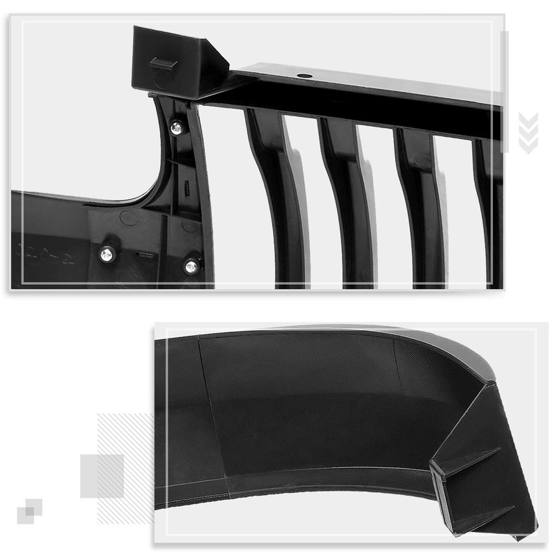 Vertical Fence Style Front Bumper Grille Grill Compatible with 99-02