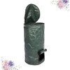 Kisangel Portable Leaf Collection Bag with Zipper Cover Durable Garden