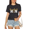 Baseball Mama & Mom Shirts with Gold Foil - Support