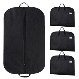PIENSE Suit Cover, Garment Bag, Portable, Clothes Cover, Set of 3, Costume Cover, Storage, Ceremonial Occasions, Business Trips, Travel, Unisex (100)