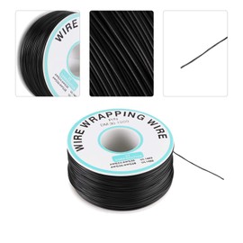 0.25mm Wire Wound Single Wire 30AWG Cable 250M Black Tinned Copper Cable for Welding