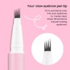 evpct Kaely 1Pcs Dark Brown Magic Microblading Eyebrow Contouring Pen
