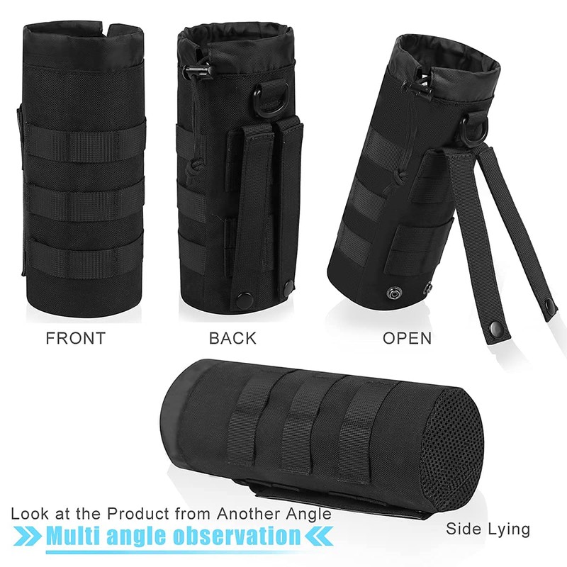 ANJINU Molle Water Bottle Holder, Water Molle Attachments, Molle Water