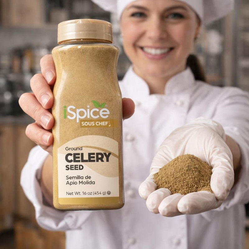 iSpice | Celery Seed Ground | Bulk Size | Gourmet