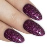 Bling Art Almond False Nails Fake Stiletto Gel Glitter Glossy