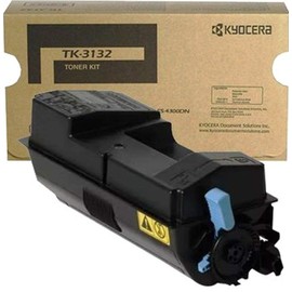 Kyocera 1T02LV0US0 Model TK-3132 Black Toner Kit Compatible with Kyocera ECOSYS M3560idn and FS-4300DN Laser Printers, Up to 25000 Pages Yield at 5 Percent Coverage, Includes Waste Toner Container