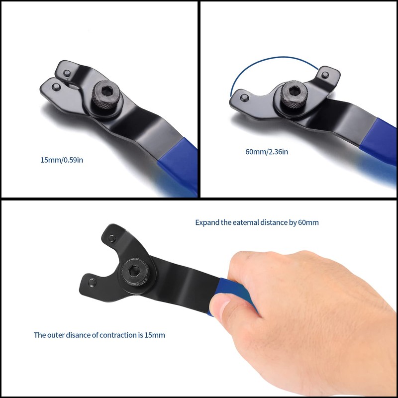 Adjustable Angle Grinder Key, Universal Key Allen Key, Adjustable Fasteners,