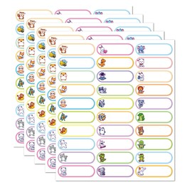 Ieron 150pcs Waterproof Name Label Boy Girl, Name Labels Self-Laminating Writing Waterproof Dishwasher Safe Sticker Sticker For School, Home Kitchen, Office Supplies