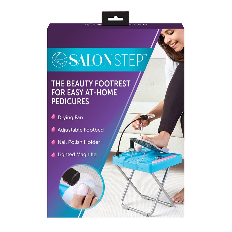 Salon Step The Beauty Footrest for Easy at-Home Pedicures, Treat