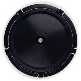 Americruise Stage 1 Big Harley Sucker Air Cleaner Cover Air Filter Outer Cap for Dyna Softail Iron 883 Touring Electra Glide Road Glide (Black Style 1)