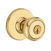Kwikset Tylo Entry Door Knob with Lock and Key, Secure