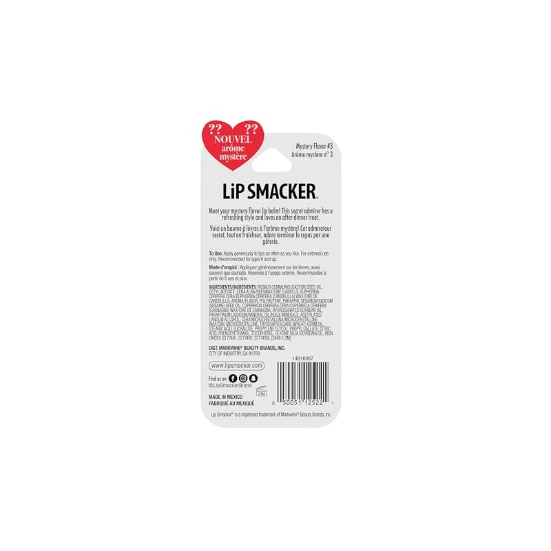 Bálsamo Labial Sabor Secreto - Admirador Secreto Lip Smacker (NEW
