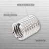 Smgda 10Pcs Threaded Insert Nut, M8 to M12 Length 15MM
