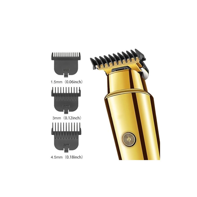 Mens Hair Clippers, Professional Electric Hair Trimmer Cordless Beard &