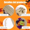 60 Bolsas de Regalo de Arpillera para Halloween con Cordón