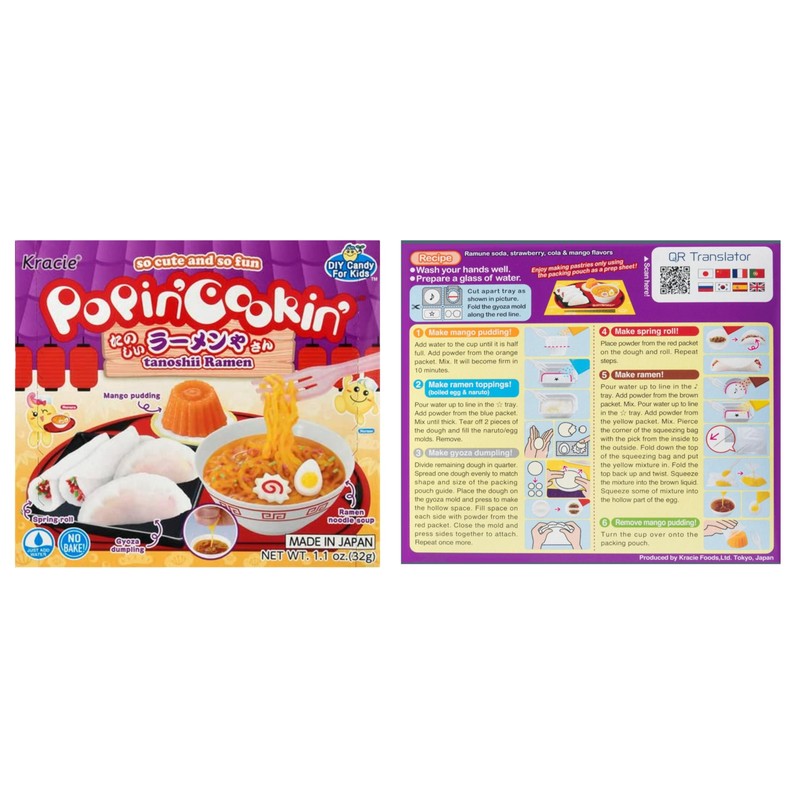 Kracie Popin Cookin DIY Candy Making Kit (8 Flavors) English