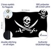 Pirate Flag 90 x 150 cm with Eyelets - Large