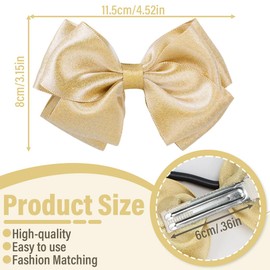 Haarschleifen Mädchen, 2PCS Schleife Haarspange, Haarspangen mit Schleife, Französische Haarspangen Mädchen Haarspangen