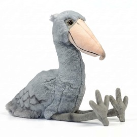 Shoebill Stork Plush Toy Lifelike Shoebill Bird Stuffed Animal with Realistic Details Premium Soft Fabric 14.96-Inch Collectible Wildlife Plush