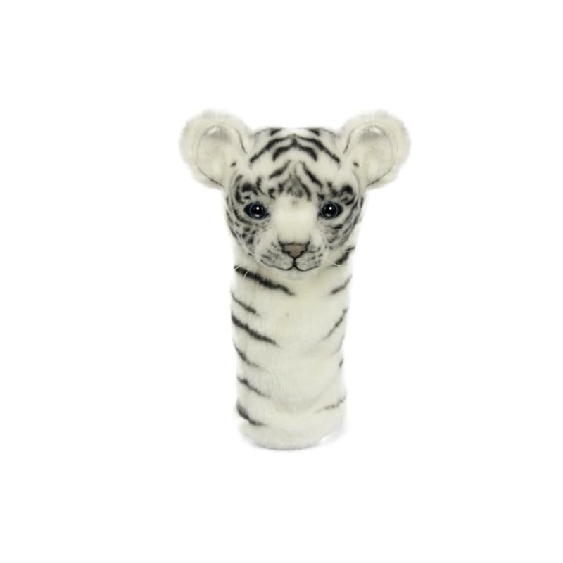 Hansa BH8168 White HANSA Utility Plush Animal Headcover White Tiger