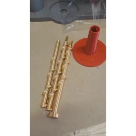 REPLACEMENT Fire Pole & Base  - Spins - 3D Print For GHOSTBUSTERS FIREHOUSE