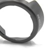 vhbw Plastic Lens Hood/Lens Shade black for Camera Lens Canon