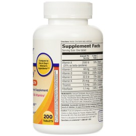Equate - Women's One Daily Multivitamin, 200 Tablets