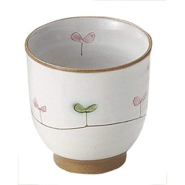 Mino Ware Futaba Teacup Red K21209