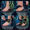 2 Pcs Ankle Brace for Men Women, Breathable Motion Sports