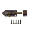 Tighall Bronze Antique Brass Barrel Bolt Latch 4 Inch Slide