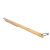 Long Pizza Oven Brush with Scraper Mounted Metal Bristles Pizza