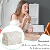 NJCXOLA Floral Pattern Quilted Cosmetic Bag Large Capacity Soft Cotton