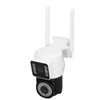Dual Lens Security Camera HD 2MP Night Vision Motion Detection