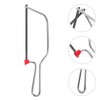 Tofficu 2pcs Mini Fretsaw for Woodworking Diy Curve Bow Saw