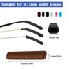Silicone Glasses Ear Cushion,Anti Slip Glasses Ear Grip, Eyeglass Ear