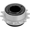 Hycline Single Speed Bicycle Freewheel 14T, Bike Freewheel-BLACK-SILVER
