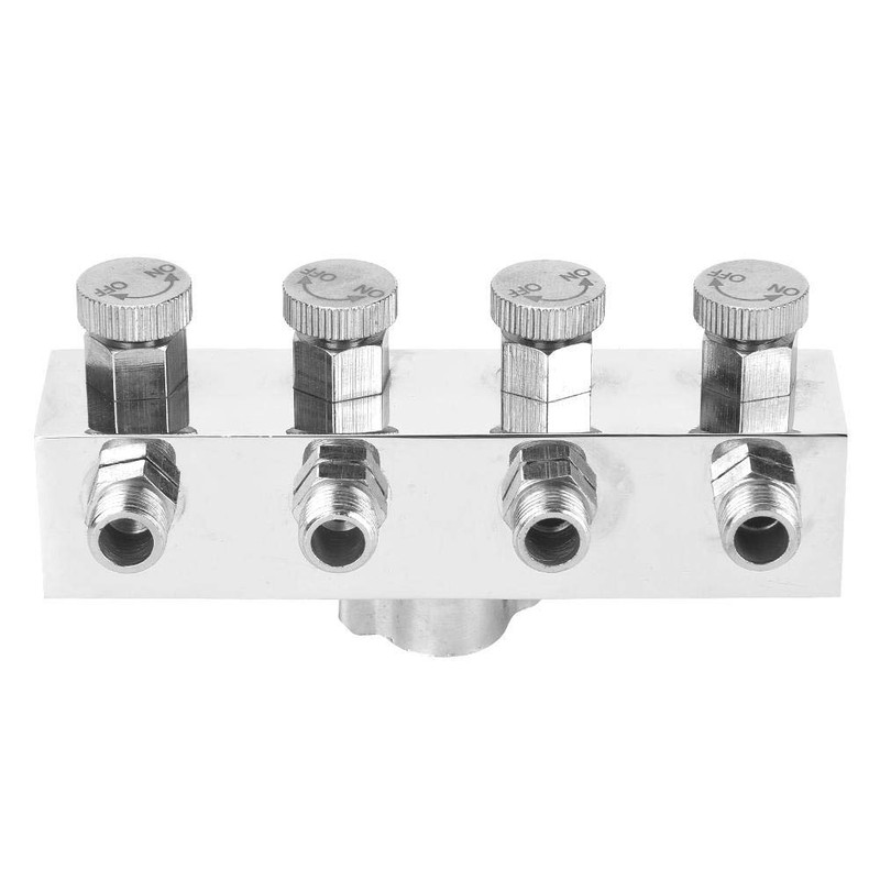Airbrush Air Hose Quick Release Coupler, Multi-function Adjustable Aluminium Air