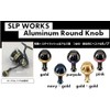 Daiwa SLP Works Aluminum Round Knob, Size S, Navy/Gold