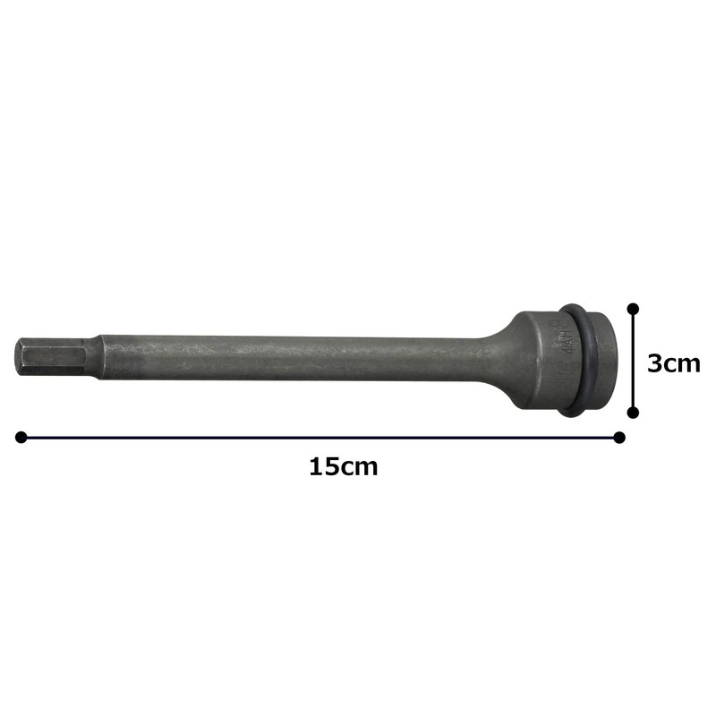 TONE HP4AH-08L Long Hexagon Socket for Impact 0.5 inch (12.7