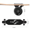 PINESKY 41 Inch Longboard Skateboard 9 Ply Natural Maple Complete