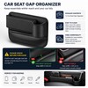 Car Seat Gap Organizer with Cup Holder – PU Leather