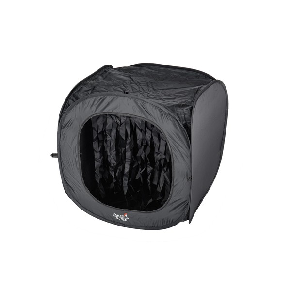 Lancer Tactical Portable Airsoft Target Tent-Black-Non Lethal BB Shooting Target