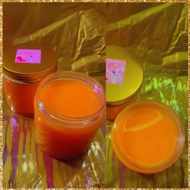 blasiandollcosmetics, wholesale lipgloss base jar, 8oz, premixed lipgloss base, handmade lipgloss, vegan, paraben free, cruelty free (8oz jar, peach delicacies)