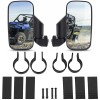 TWOM 1.75"~2" Breakaway Side Mirrors Rear View Mirror Set For
