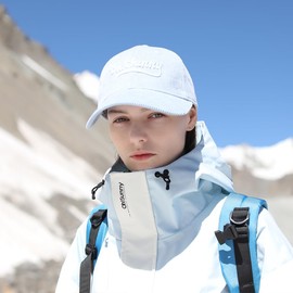 Gorra de béisbol lisa para mujer, UPF 50+, visera ajustable, para cola de caballo, sombrero de papá, para viajes al aire última intervensión, WNH4T455, Azul, M