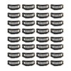 30pcs 9 Teeth Stainless Steel Snap Comb Wig Clips, Hair