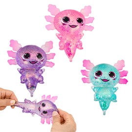 Salamander Axolotl Squeeze Toys, Salamander Toy Anxiety Relief, Salamander Novelty Axolotl Fidget Toy Stress Relief Squeeze Toys for Kids and Adults Birthday Gift