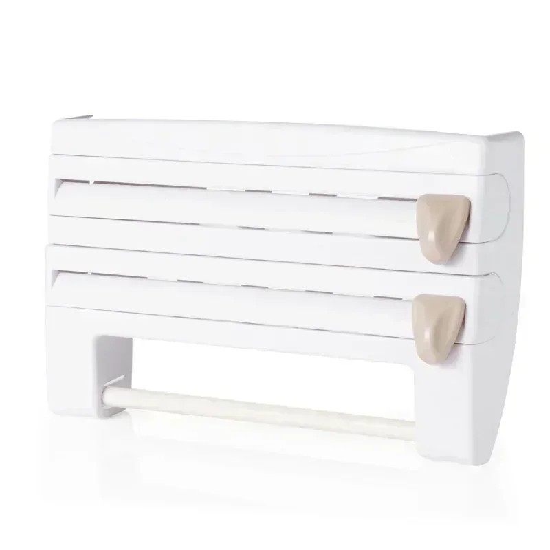 Kitchen Wrap Dispenser & Cutter for Cling Film and Foil