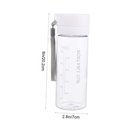 Kisangel Stylish Water Jug Large Sports Water Bottle Measurements Leak for Fitness Yoga Camping