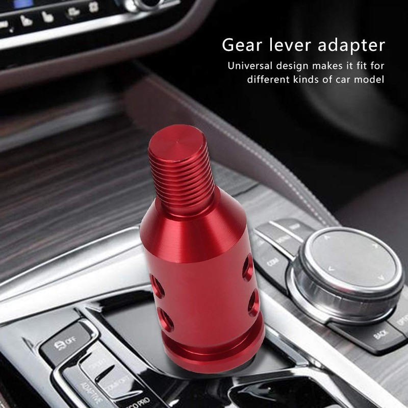 Universal Shift Knob Adapter,Aluminum Car Shift Knob Adapter for Non
